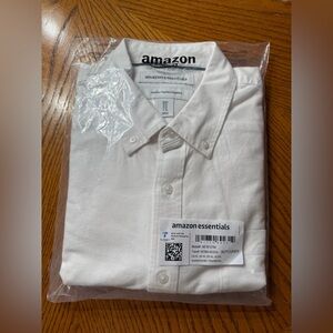 Amazon Essentials White Oxford Shirt-BRAND NEW!